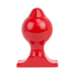 Κλασική Πρωκτική Σφήνα ABR74 Butt Plug 18 cm (Κόκκινη) - All Black