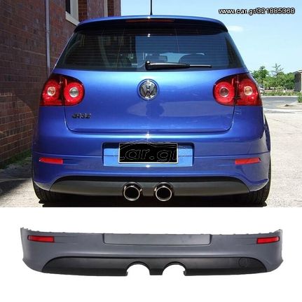 Πισινός Προφυλακτήρας Για VW Golf V (5) 03-08 R32 Look Με Προστατευτικό Εξάτμισης