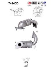 ΚΑΤΑΛΥΤΗΣ NISSAN MICRA K12 1.5cc 03-10  KARALOIZOS EXHAUST