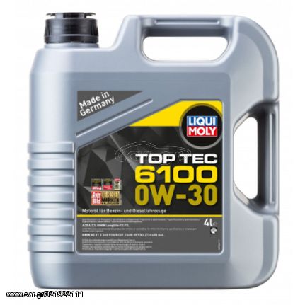 LIQUI MOLY TOP TEC 6100 0W-30 4L LM20778