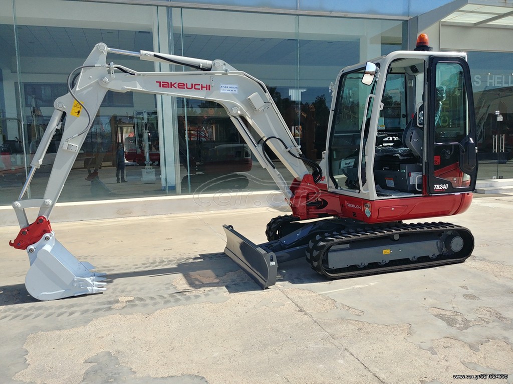 Εκσκαφάκι (διαβολάκι) Takeuchi 2025 TB240