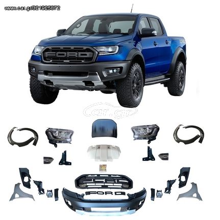 Ford Ranger (T6) 2012-2016 Body Kit [Full Raptor Type]