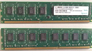 Μνήμη 2 GB DDR3 PC3-10600 1333MHz