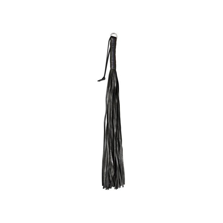Leather Black Whip Soft - 24 Strings
