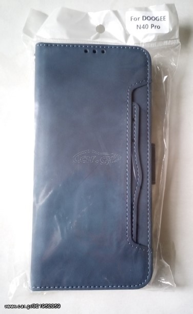 Θήκη Doogee N40 Pro Δερμάτινη Θήκη Μπλε