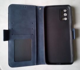 Θήκη Doogee N40 Pro Δερμάτινη Θήκη Μπλε-thumb-3