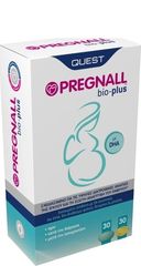 Quest Naturapharma Pregnall Bio Plus Πολυθρεπτικό Συμπλήρωμα για Μέγιστη Υποστήριξη στην Εγκυμοσύνη 30κάψουλες & 30ταμπλέτες