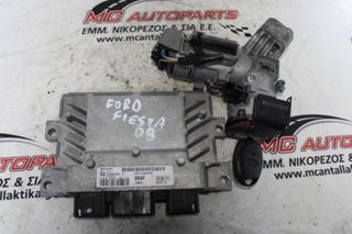 Εγκέφαλος σετ FORD FIESTA (2008-2013) 8V21-12A650RF με κλείδι
