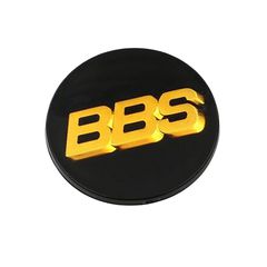 Αυτοκόλλητο Κεραμικό Κέντρου Ζάντας Για BBS Μαύρο-Χρυσό 60mm 1 Τεμάχιο