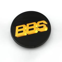 Αυτοκόλλητο Κεραμικό Κέντρου Ζάντας Για BBS Μαύρο-Χρυσό 70mm 1 Τεμάχιο