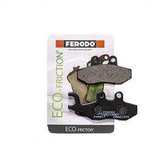 ΣΕΤ ΜΠΡΟΣΤΑ ΤΑΚΑΚΙΑ FERODO PIAGGIO X 10 EXECUTIVE ABS/ASR 500 IE (4T 4V) 2013-2021 ECO FRICTION