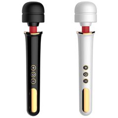 Stimulator - Wand Massager Super Powerful USB Black 10 Function-thumb-1