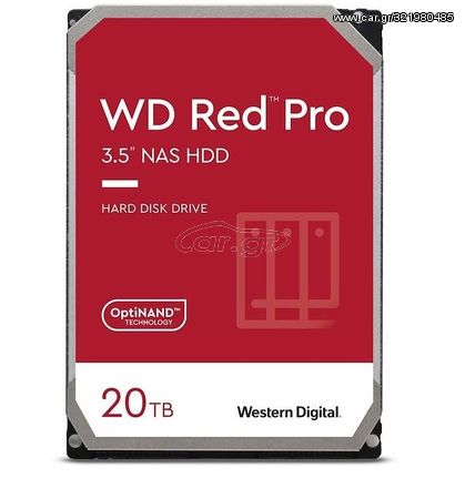 Dysk HDD WD Red Pro WD201KFGX (20 TB ; 3.5"; 512 MB; 7200 obr/min)