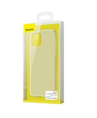 Baseus iPhone 11 Pro Max case Jelly Liquid Silica Gel Protective Transparent - White