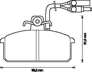 ΤΑΚΑΚΙΑ EM. LANCIA DELTA-PRISMA (JURID) WVA 20708-20847-20946