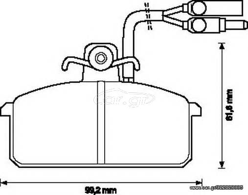 ΤΑΚΑΚΙΑ EM. LANCIA DELTA-PRISMA (JURID) WVA 20708-20847-20946