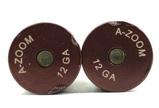 Φυσιγγια αδρανείαs Lot of 2 A-Zoom 12 Ga Dummy Rounds Snap Caps Training από συμπαγές αλουμίνιο