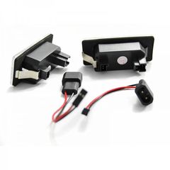 Led Φαναράκια Πινακίδας Για Bmw 1 E82,E88 / 3 E90,E91,E92,E93,F30, F31,F32,F33 / 4 F36,F34 / 5 E39,E60,E61,F10,F11 / X3 F25 / X5 E70,F15 / X6 E71,E72 3 Led Canbus 2 Τεμάχια-thumb-3