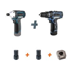 ΔΡΑΠ/ΒΙΔΟ 12V+ΠΑΛΜΙΚΟ 12V+2 ΜΠΑΤΑΡΙΕΣ 1.3ΑΗ, 2ΑΗ+ΒΑΛΙΤΣΑ ΜΕ ΕΞΑΡΤΗΜ BBP9035
