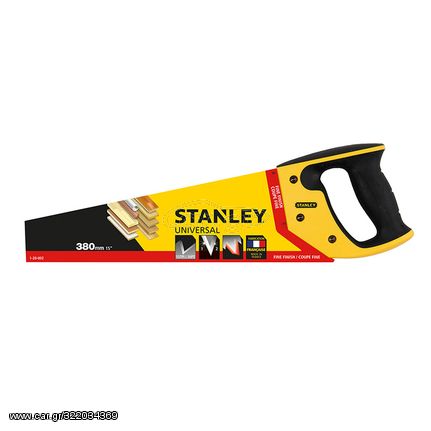 ΠΡΙΟΝΙ UNIVERSAL HP - ΣΚΛΗΡΟ ΔΟΝΤΙ 380mm/15TPI STANLEY 1-20-002