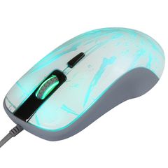 AULA Series MS Hunting USB Wired Colourful Light Optical 4D Game Mouse, Maximum Resolution of 4000 DPI(White) (AULA)
