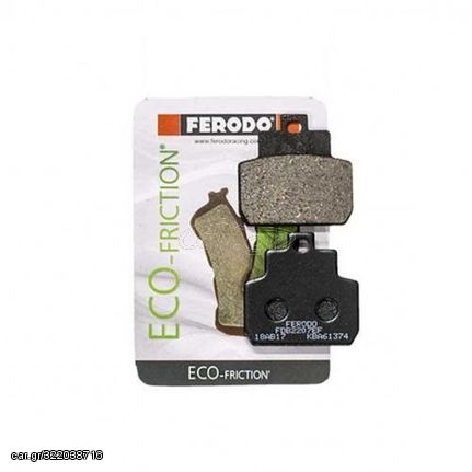 ΣΕΤ ΠΙΣΩ ΤΑΚΑΚΙΑ FERODO PIAGGIO MP3 250 2007-2021 ECO FRICTION