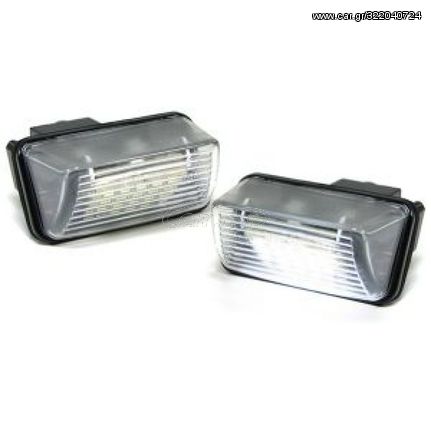 Led Φαναράκια Πινακίδας Για Peugeot 206,207,306,307,308, 406,407,5008,Partner / Citroen C3,C4,C5,Berlingo,Saxo,Xsara 2 Τεμάχια