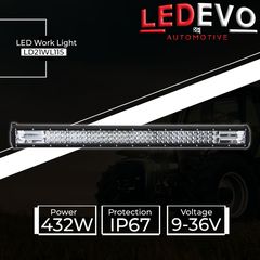 Μπάρα led αυτοκινήτου 432W 9-36V LD21WL115