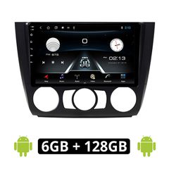 BMW E81 (E82, E87, E88) 2004 - 2013 Android οθόνη αυτοκίνητου 6GB με GPS WI-FI (ΣΕΙΡΑ 1 E81, E82, E87, E88 ηχοσύστημα αφής 9" ιντσών OEM Youtube Playstore MP3 USB Radio Bluetooth Mirrorlink εργοστασια