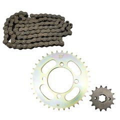 Αλυσιδογράναζα Yamaha Crypton R 115 ενισχυμένη αλυσίδα 428H 36Δ 15Δ W-STANDARD