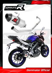 Dominator Ολόσωμη Εξάτμιση HP3 S.Steel/Carbon End Yamaha MT 125 2014 - 2019 Με Σιγαστήρα 