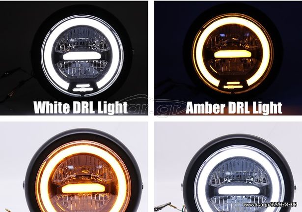 ΦΑΝΑΡΙ ΜΠΡΟΣΤΑ LED ΑΡΙΣΤΗΣ ΠΟΙΟΤΗΤΑΣ RETROMOTO !!! 6500K 150W MotorDMS!!!