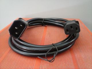 Καλώδιο (cable) τροφοδοσίας (IEC-320-C13) (Male - Female) PC-Οθόνης-UPS και λοιπά 1,8m