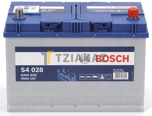 ΜΠΑΤΑΡΙΑ S4 BLUE LINE (95Ah/830A) ΔΕΞ. 306x173x225 BOSCH 