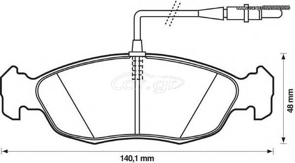 ΤΑΚΑΚΙΑ ΕΜ. CITROEN SAXO/PEUGEOT 106-306 (JURID) WVA 21430