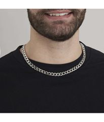 Αλυσίδα για τον άνδρα από ανοξείδωτο ατσάλι σε χρώμα ασημί CL272
