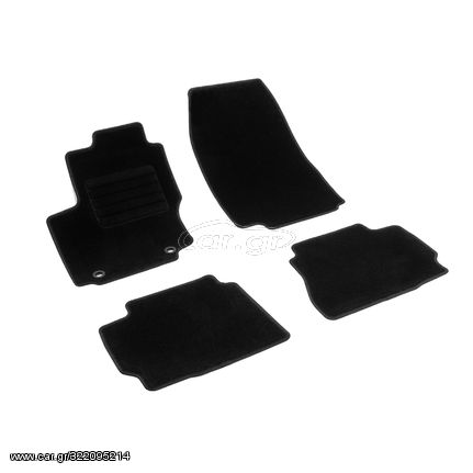 Πατάκια δαπέδου μοκέτας Standard μαύρα για Ford Mondeo (IV) 4τμχ