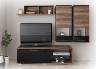 Σύνθετο Σαλονιού Emona Tabacco, 140/40/100 εκ., Genomax