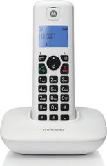Motorola T401+ Ασύρματο Τηλέφωνο Λευκό (Ελληνικό Μενού) *