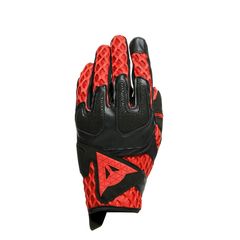 DAINESE AIR-MAZE UNISEX GLOVES καλοκαιρινά γάντια μαύρο/κόκκινο 