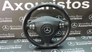 ΤΙΜΟΝΙ ΓΝΗΣΙΟ ΔΕΡΜΑΤΙΝΟ, MERCEDES-BENZ, C-CLASS, SPORT COUPE, W203, PRE-FACELIFT, F1, 2001-2004  **AXOURISTOS**-thumb-1