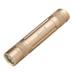 SupFire S5 CREE XPE 3W IP67 Waterproof Strong LED Flashlight, 220 LM Portable Mini Lamp with Strong / Middle / Low / Strobe / SOS Modes for Hiking / Driving Tour / Camping(Gold) (SupFire)