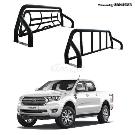 Ford Ranger (T7/T8) 2016+ Roll Bar [Black Angel]