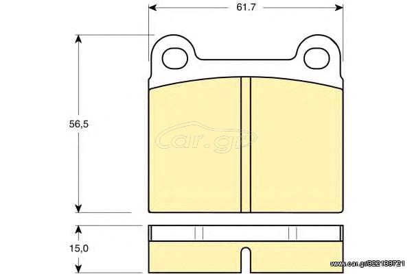 ΤΑΚΑΚΙΑ ΕΜ. ALFETTA-GIULIA-GIULIETTA-GT-GTV-SPIDER/AUDI 50-80/BMW E10/MERCEDES W111-W113/OPEL GT/SAAB 99/TALBOT 1307-1510-HORIZON-RANCHO/VW GOLF-JETTA-PASSAT-POLO (LOCKHEED) WVA 20034