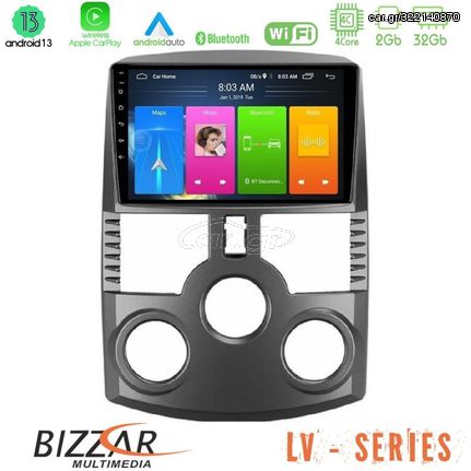 Bizzar LV Series Daihatsu Terios 4Core Android 13 2+32GB Navigation Multimedia Tablet 9"