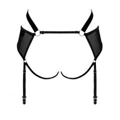 Obsessive Plus Size Allunes Open garter belt-thumb-1
