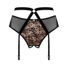 Obsessive Plus Size Allunes Open garter belt-thumb-2