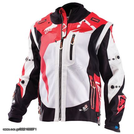 ΜΠΟΥΦΑΝ MOTOCROSS LEATT GPX 4.5 X-FLOW BLACK RED 