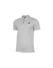 4F Ανδρικό T-shirt Polo Γκρι H4L22-TSM355-27M