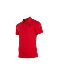 4F Ανδρικό T-shirt Κοντομάνικο Polo Κόκκινο H4L22-TSM355-62S